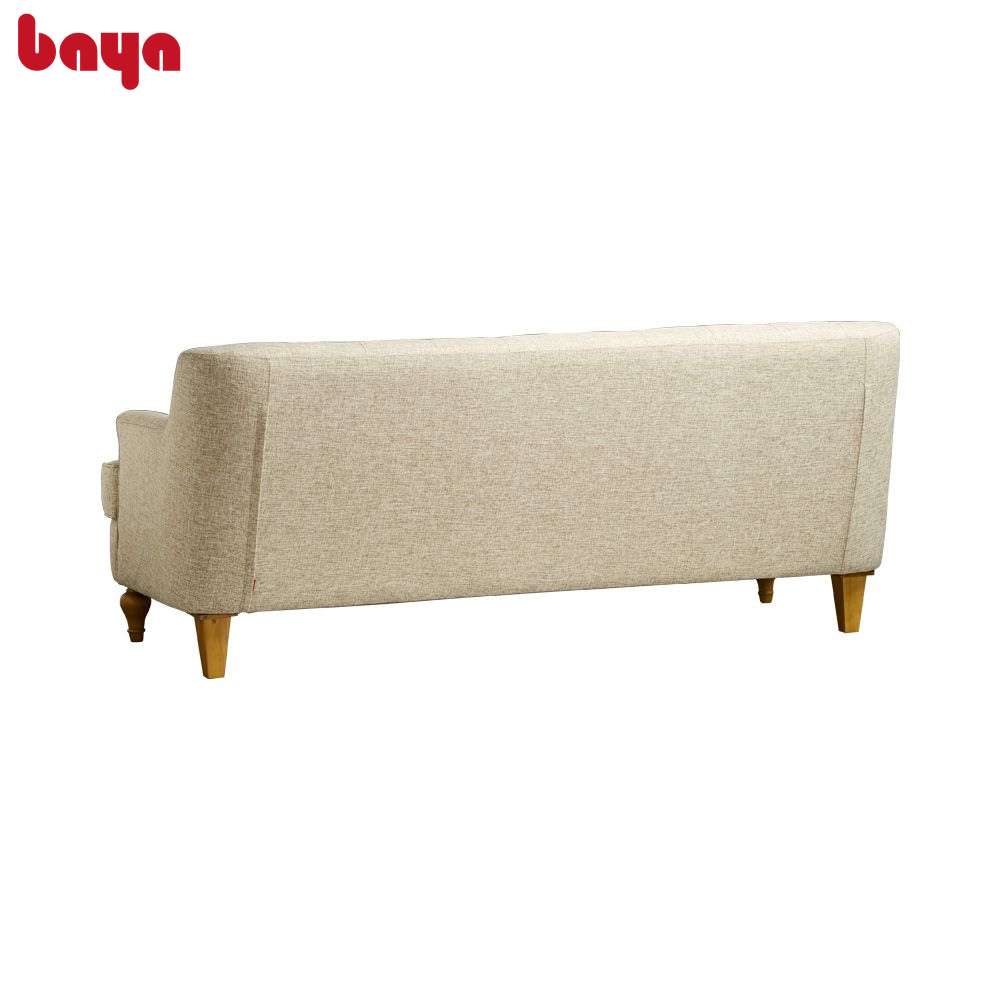 Ghế Sofa Phòng Khách Phong Cách Châu Âu Cổ Điển BAYA ANTHONY Thiết Kế Lưng Tựa Ghế Bằng Những Họa Tiết May Tỉ Mỉ, Lớp Đệm Ghế Dày, Êm Ái, Bốn Chân Ghế Được Điêu Khắc Mài Dũa Nhẵn Mịn