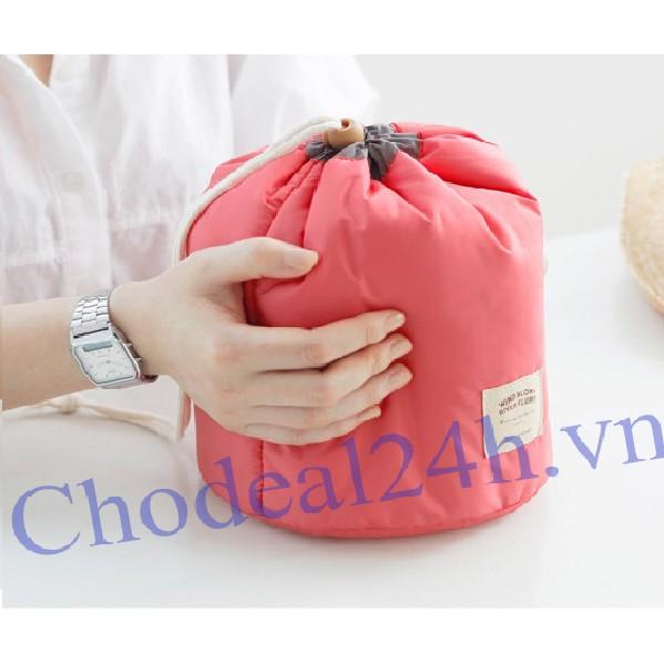 Túi mỹ phẩm chống bể chai lọ dây rút
