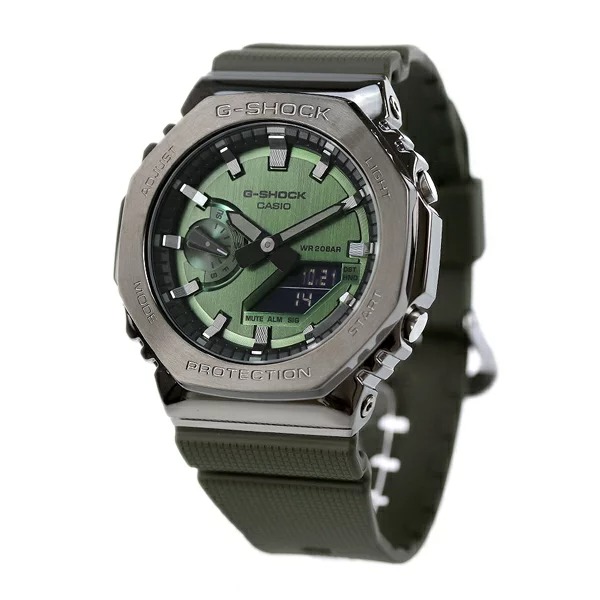 Đồng hồ nam dây nhựa Casio G-Shock chính hãng GM-2100B-3ADR