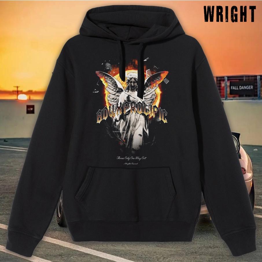 Áo hoodie wright thiên thần BDUXPROLIFIC unisex