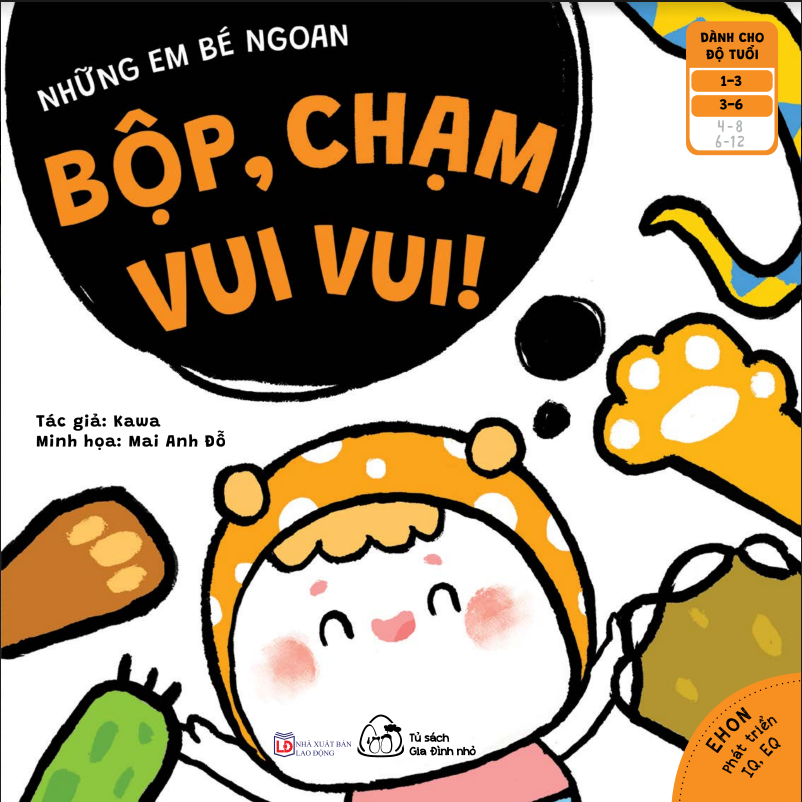 Sách Ehon Những em bé ngoan bộ 6 cuốn cho bé ( 1- 6 tuổi)