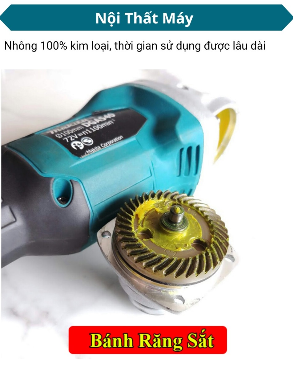 Máy Mài Pin RAKUTEN 118V Không Chổi Than Siêu Khoẻ