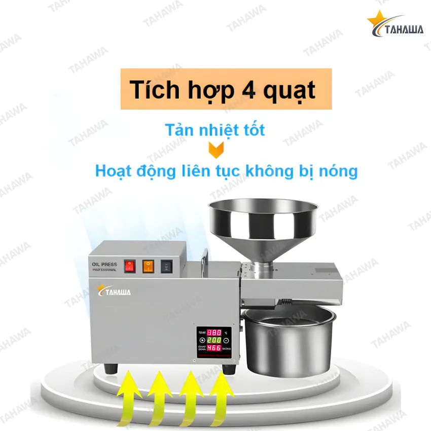 Máy ép dầu thực vật Tahawa TH-S9S- Hàng Chính Hãng- Bảo Hành 2 Năm