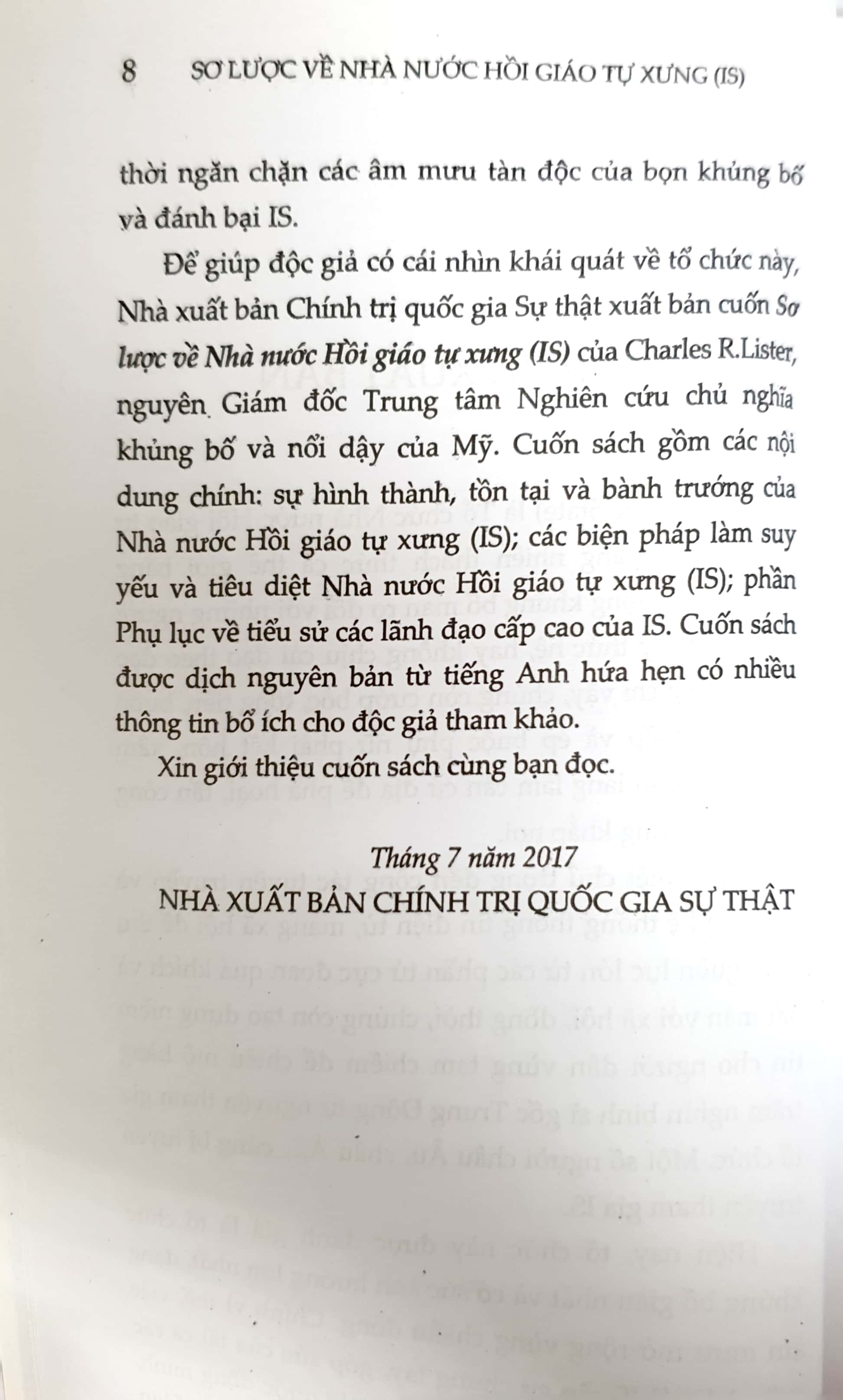 Sơ lược về nhà nước Hồi giáo tự xưng IS