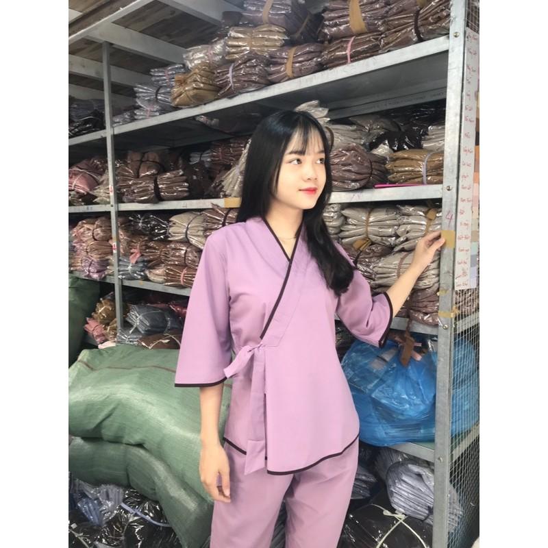 Đồ Lam Đi Chùa #Pháp Phục Phật Giáo#mẫu xéo nơ