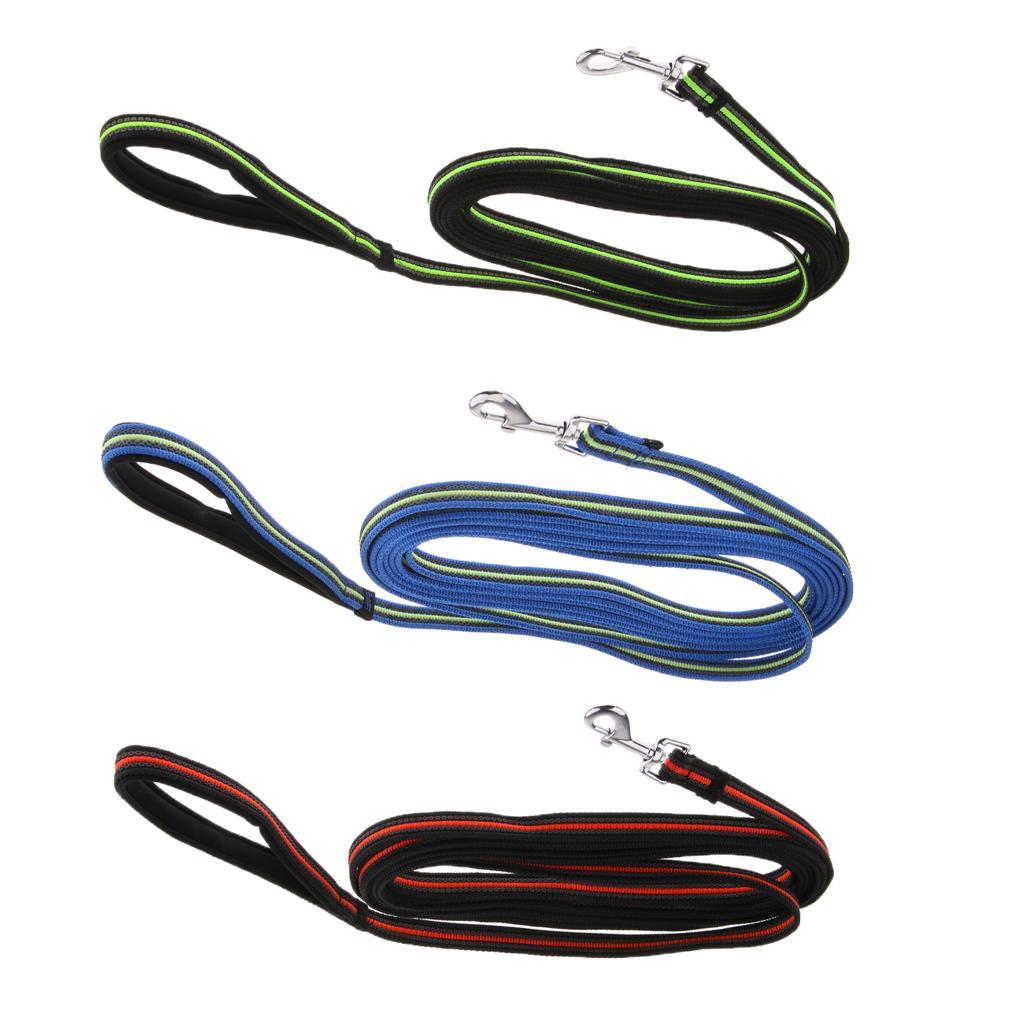 Dog Training Leash Heavy Duty Rope Lead for Dogs Puppy Orange Black