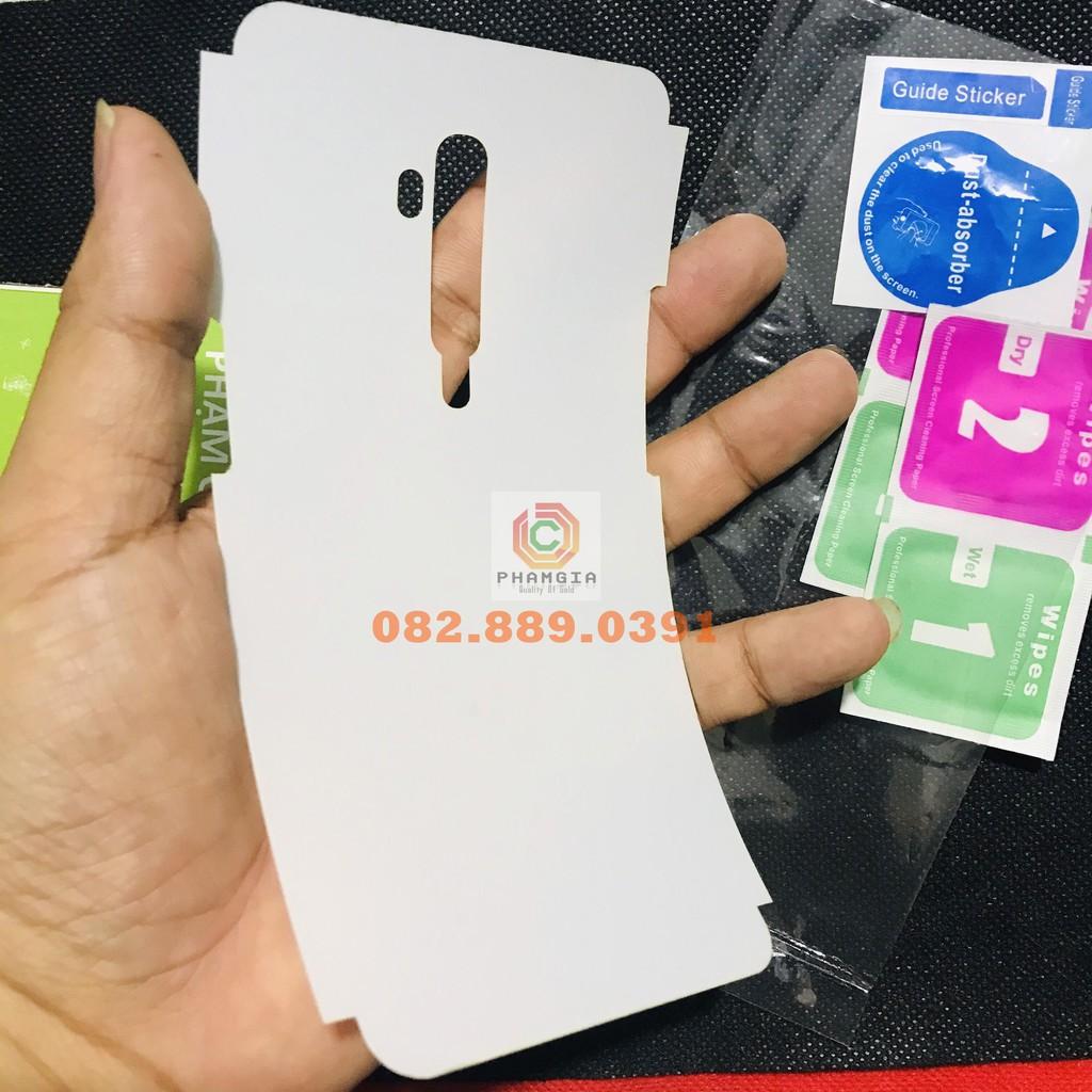 Dán PPF bóng, nhám cho Huawei Y6P màn hình, mặt lưng, full lưng viền siêu bảo vệ