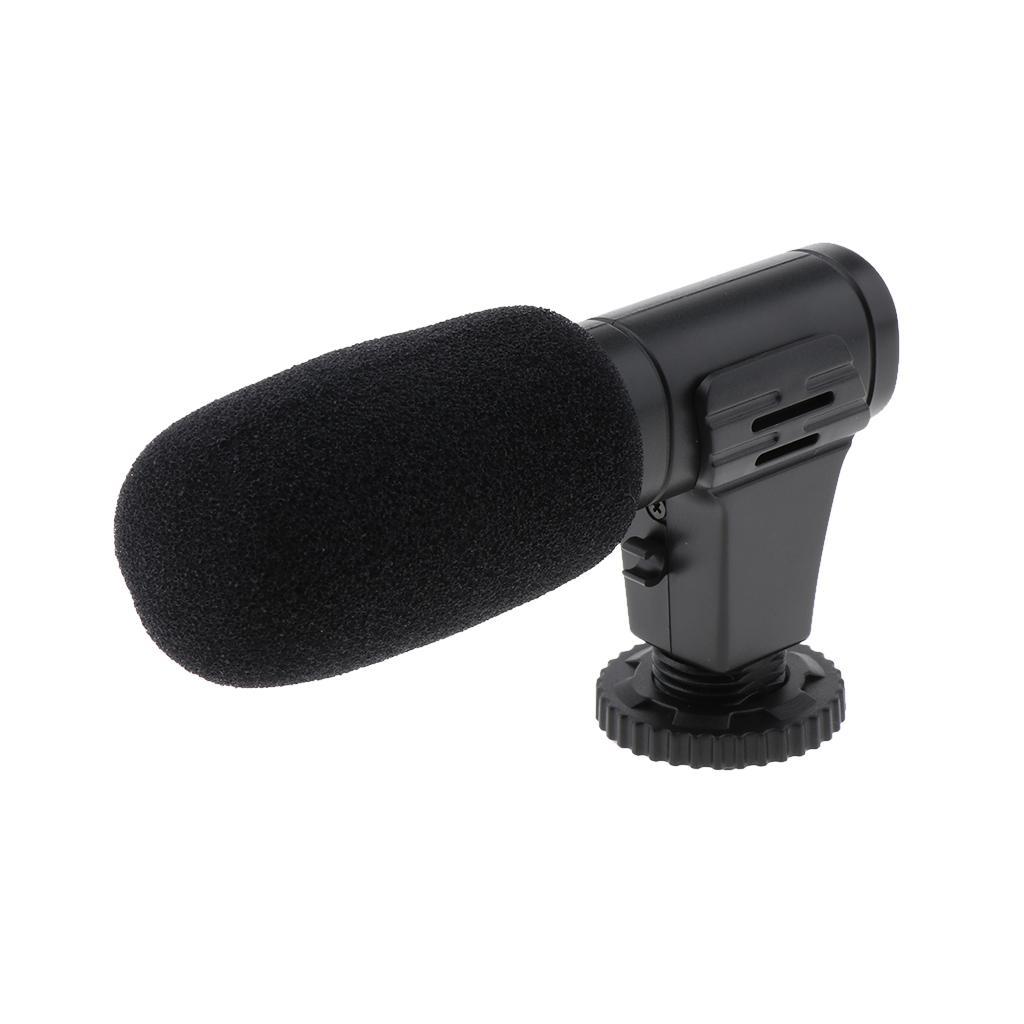 3.5mm Digital Video Recording Microphone External Stereo Mic for DSLR Camera