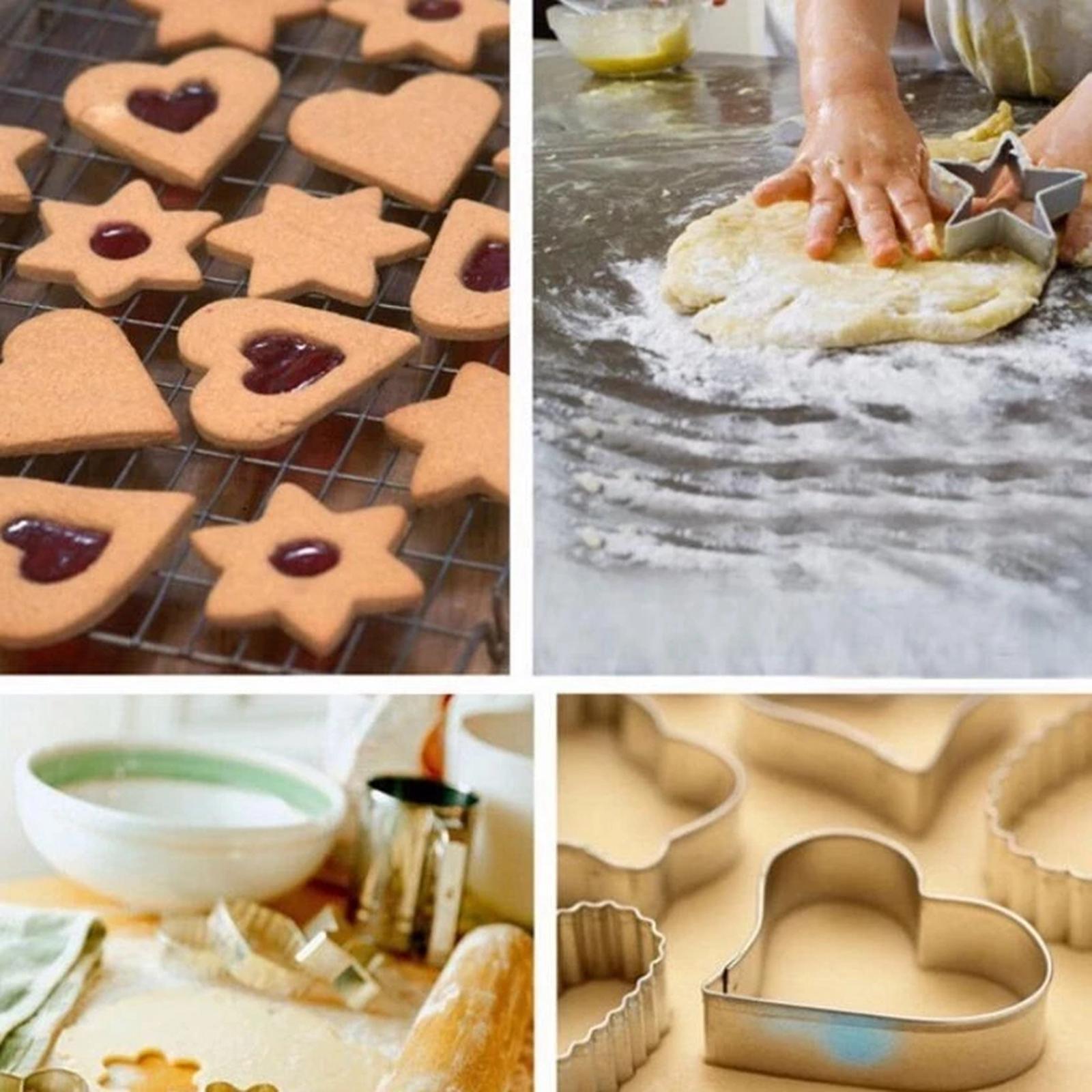 24Pcs Cookie Cutter Clay Cutter Cookie Mould for Wedding Baby Shower Kitchen