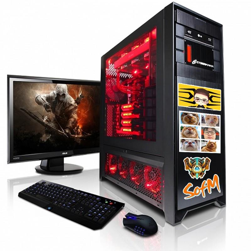 Sticker Hình Dán SOFM Dùng Trang Trí PC, Laptop, Điện Thoại, Đồ Dùng STKA413 | Chất Liệu PVC Chống Nước, Chống Bay Màu