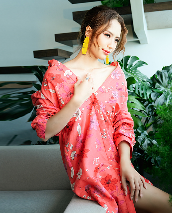 Đầm Sơ Mi Linen Patchouli DRE174 Thời trang thiết kế Hity