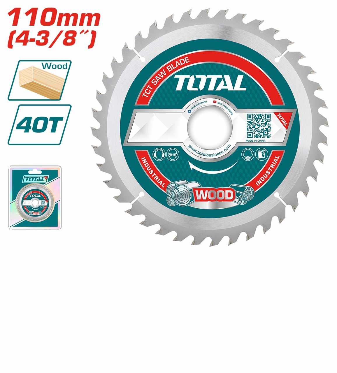 LƯỠI CƯA HỢP KIM TCT 40 RĂNG SIZE TỪ 110MM - 180MM TOTAL - HÀNG CHÍNH HÃNG