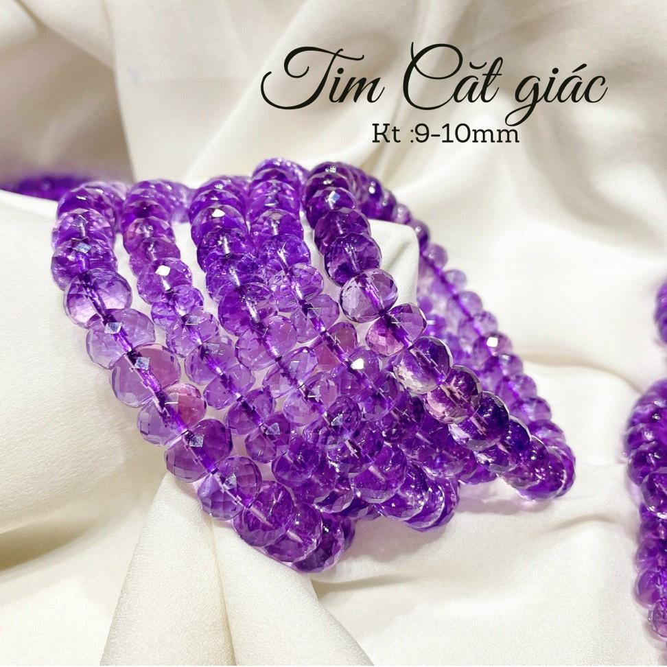 VÒNG TAY CHUỖI TA TÍM CẮT GIÁC