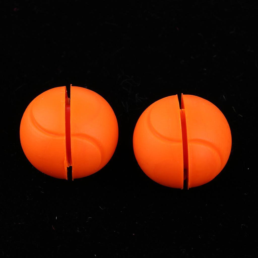 2xSilicone Tennis Racket Vibration Damper Racquet Shock Absorber Orange