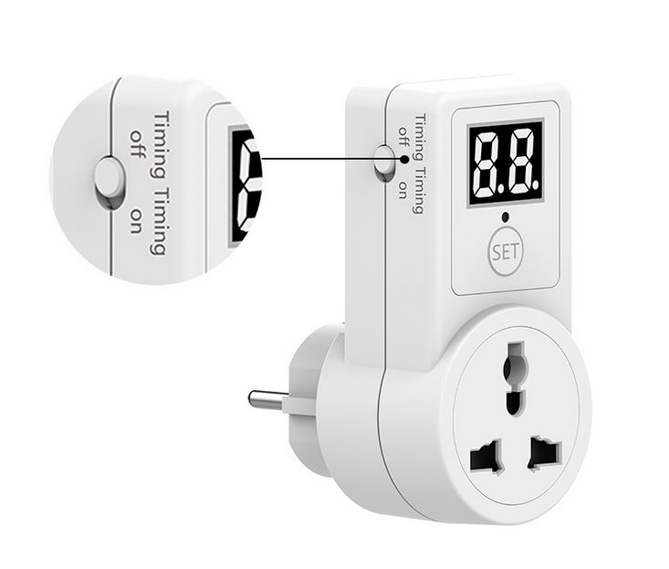 Ổ cắm hẹn giờ Bật/Tắt đếm ngược điện tử AL09-1D