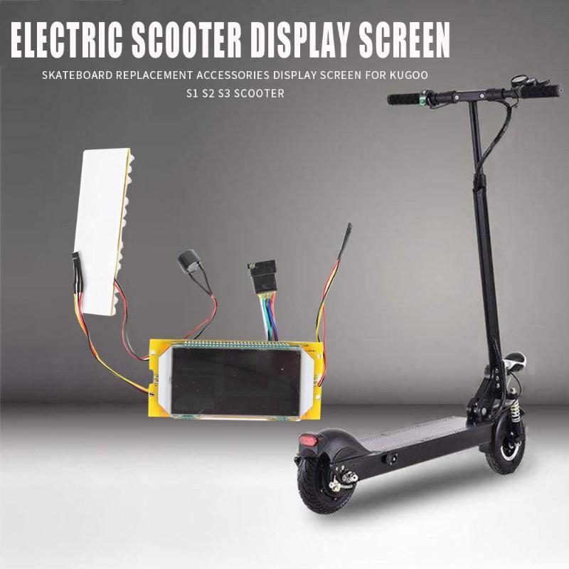 Màn hình LCD hiển thị 36V cho xe tay ga điện 8 inch Phụ kiện thay thế xe tay ga phù hợp cho Kugoo S1 S2 S3 S3 Color: Dashboard Base