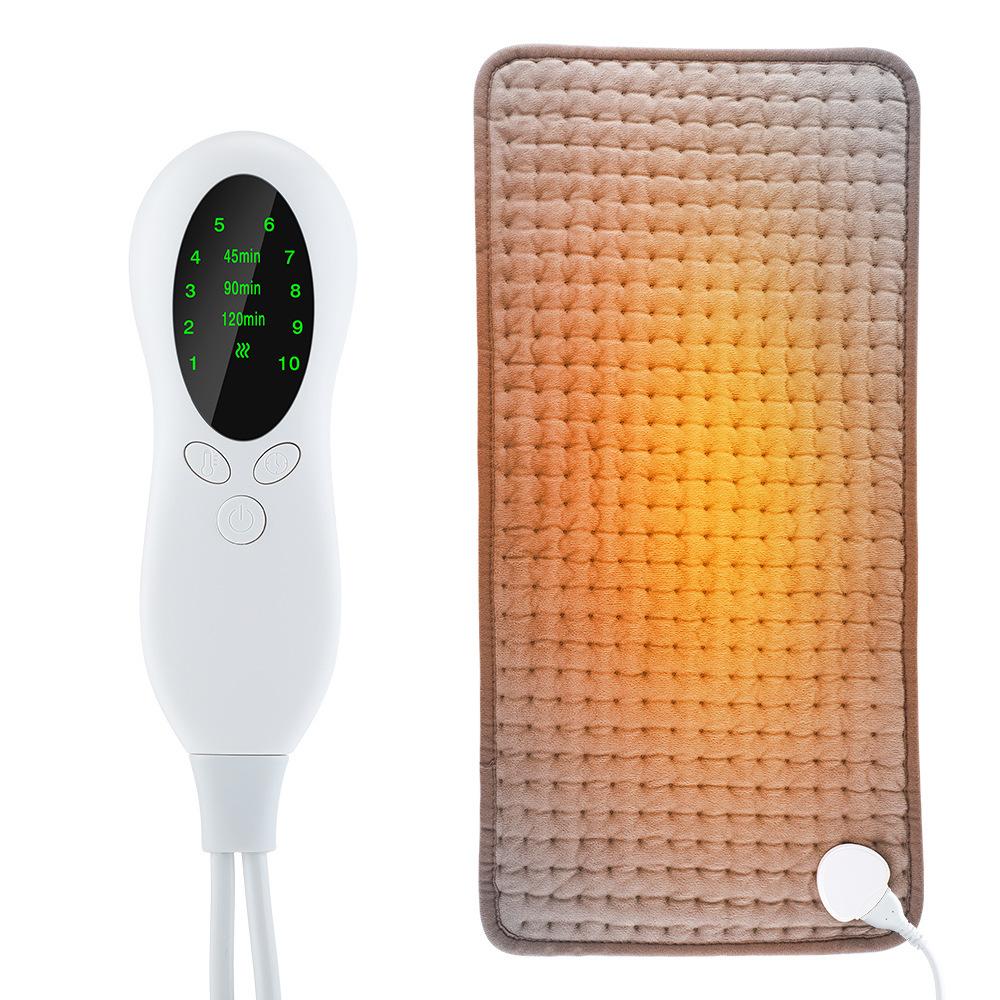 Heating Pad for Back Pain and Cramp Relief Electric Heating Pad for Shoulder Neck Pain with 10 Temperature Level 3 Timer