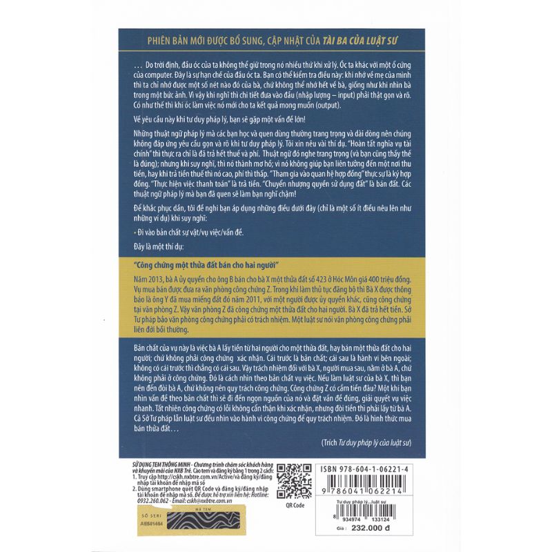 Sách Tư Duy Pháp Lý Của Luật Sư (Tái Bản)