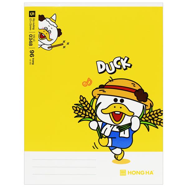 Tập Class Arkduck - 5 Ô Ly Vuông - 96 Trang 70gsm - Hồng Hà 0348 (Mẫu Bìa Giao Ngẫu Nhiên)