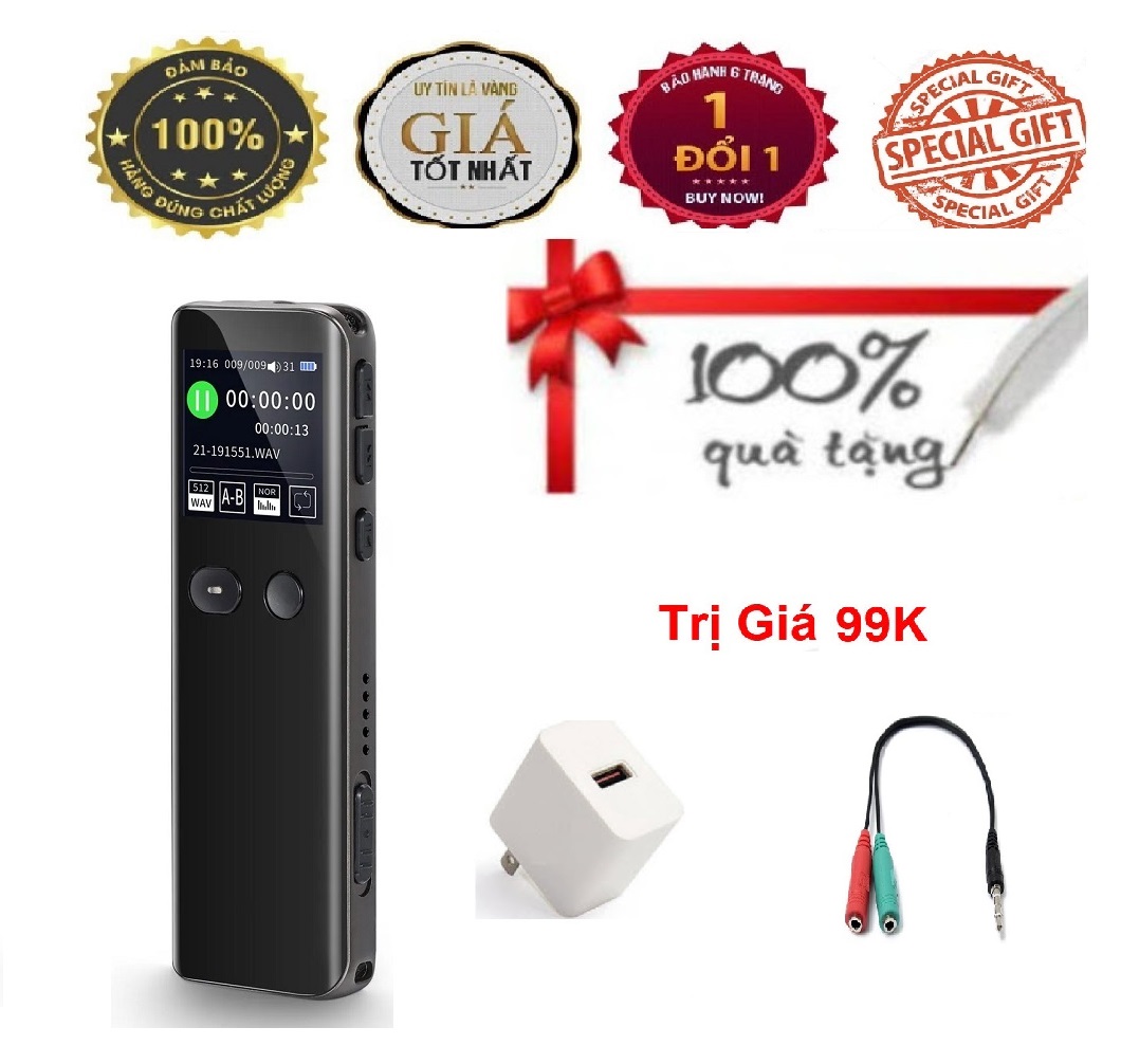 KHUYẾN MÃI KHỦNG, SỐ LƯỢNG CÓ HẠN - ROGTZ Máy ghi âm cầm tay chuyên nghiệp GA330 Chống ồn Chủ động Dung lượng 8GB Pin 40h Nghe Mp3 Tích hợp USB2.0 Dễ sử dụng Hỗ trợ đa ngôn ngữ Đa năng Thiết kế hiện đại Hàng Chính Hãng