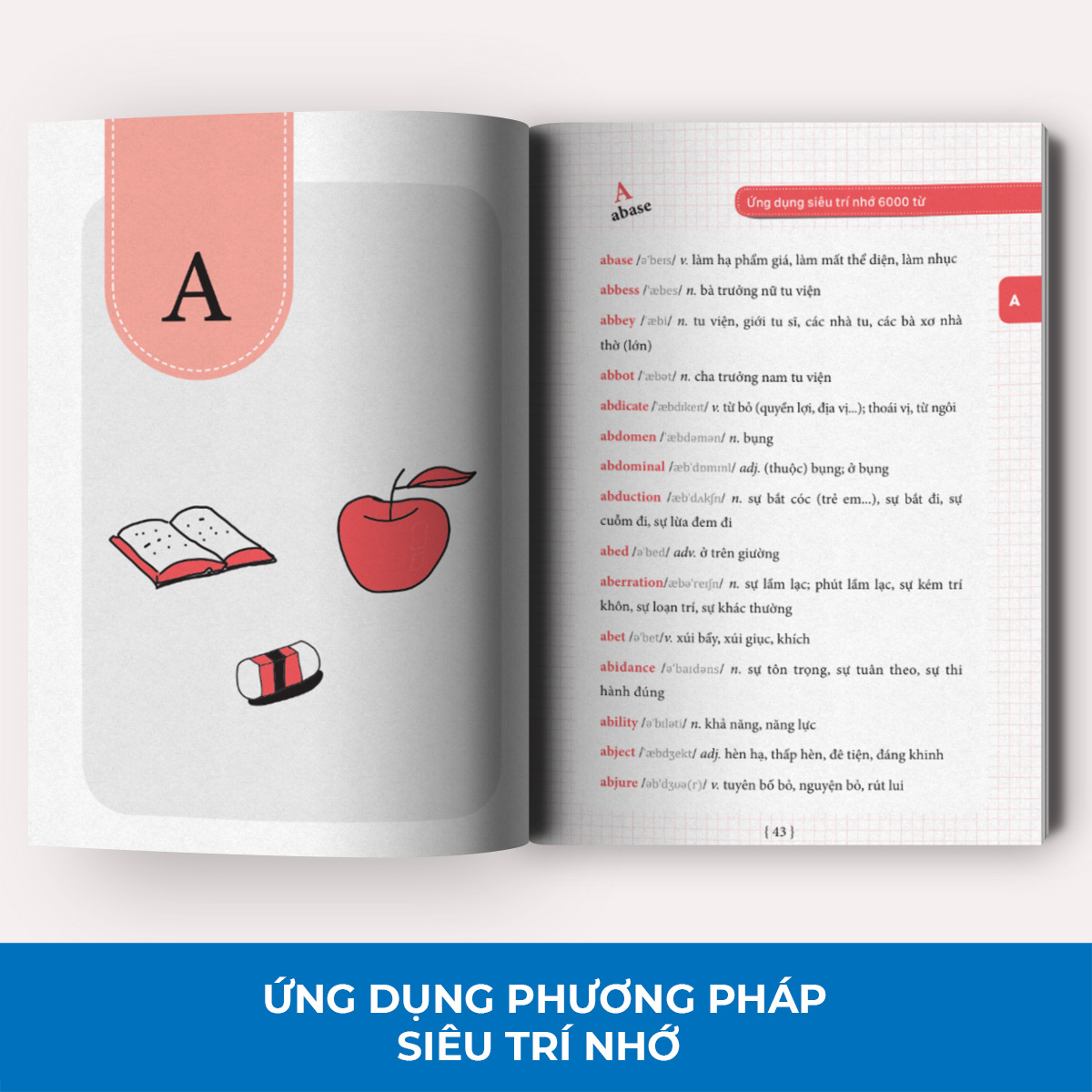 Ứng Dụng Siêu Trí Nhớ 6000 Từ Vựng Tiếng Anh Thông Dụng Nhất Cho Người Học Tiếng Anh Cơ Bản - Học Kèm App Online Tái Bản 2020