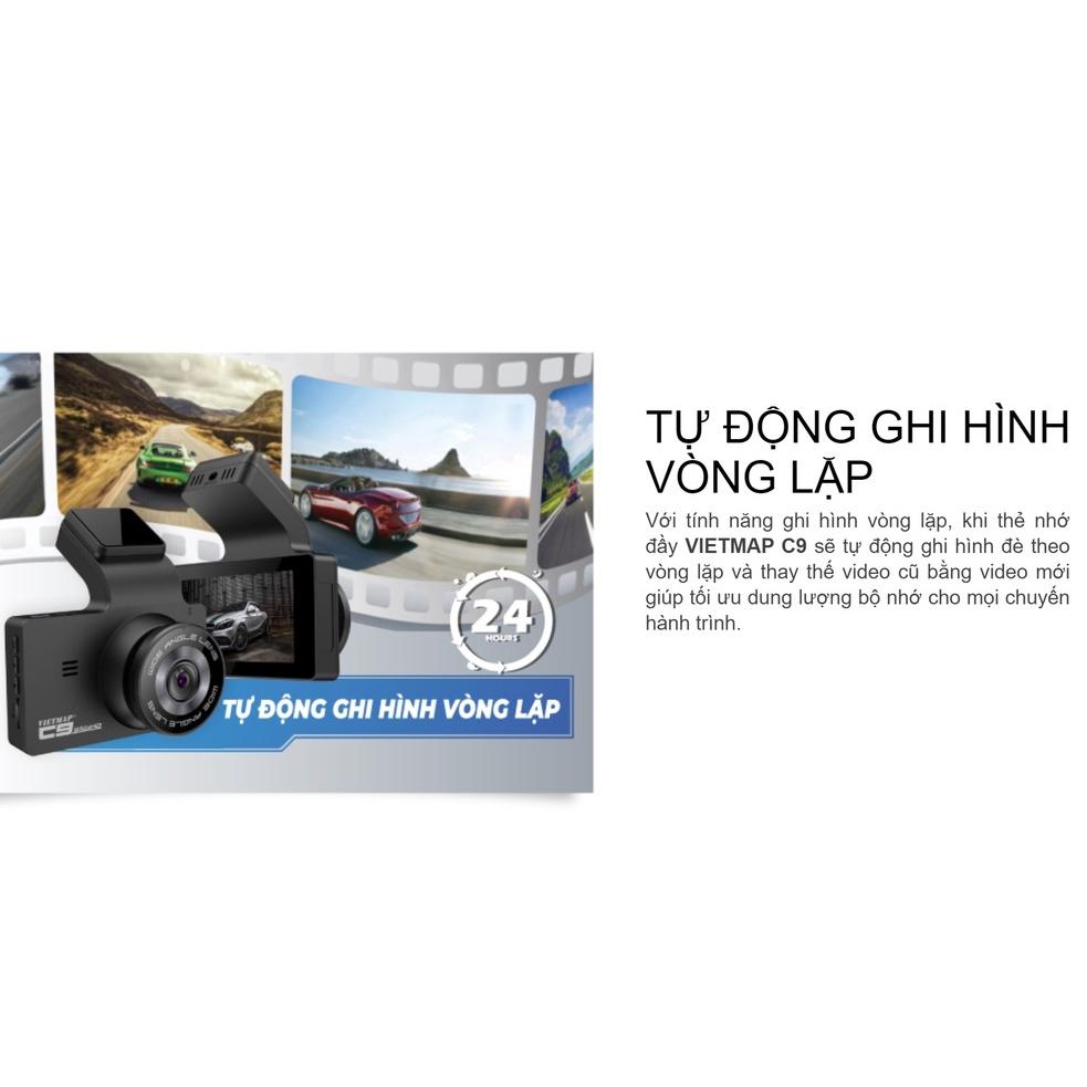 VIETMAP C9 - Camera hành trình Full HD góc rộng 170° - Hàng chính hãng bảo hành 12 tháng