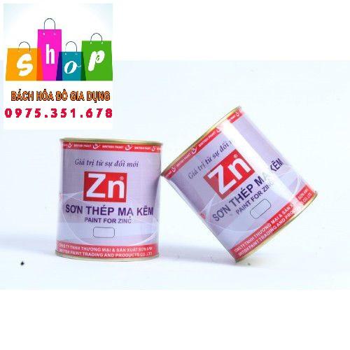 Sơn thép mạ kẽm, Sơn ZN loại 800ml sẵn số lượng lớn