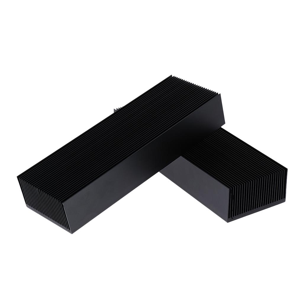 2Pcs Aluminum Heat Sink Heatsink Cooling DIY Cooler Fin Radiator for LED