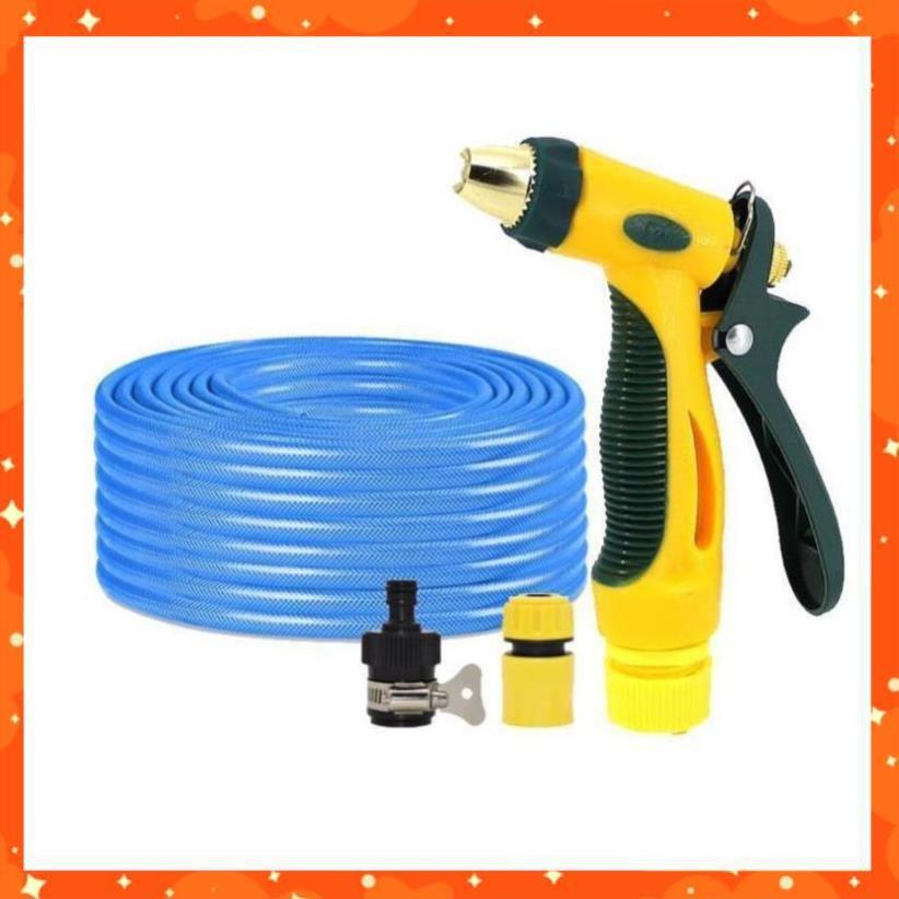 Bộ dây vòi xịt nước rửa xe,tưới cây tăng áp 3 lần 20m 206317