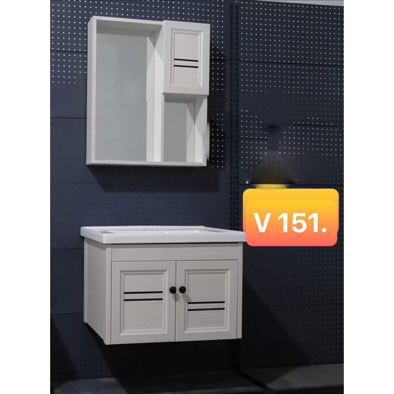 LAVABO TỦ SANG TRỌNG CHẤT LIỆU NHÔM CAO CẤP