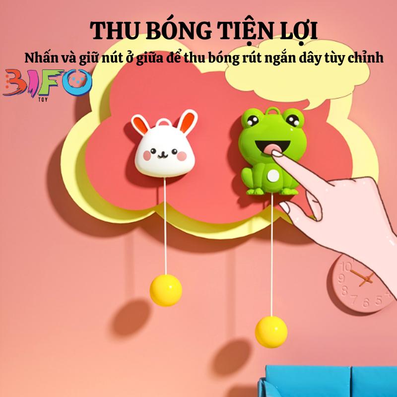 Bóng bàn phản xạ bóng bàn treo tường đồ chơi vận động tương tác phát triển toàn diện cơ thể tăng trưởng chiều cao cho bé