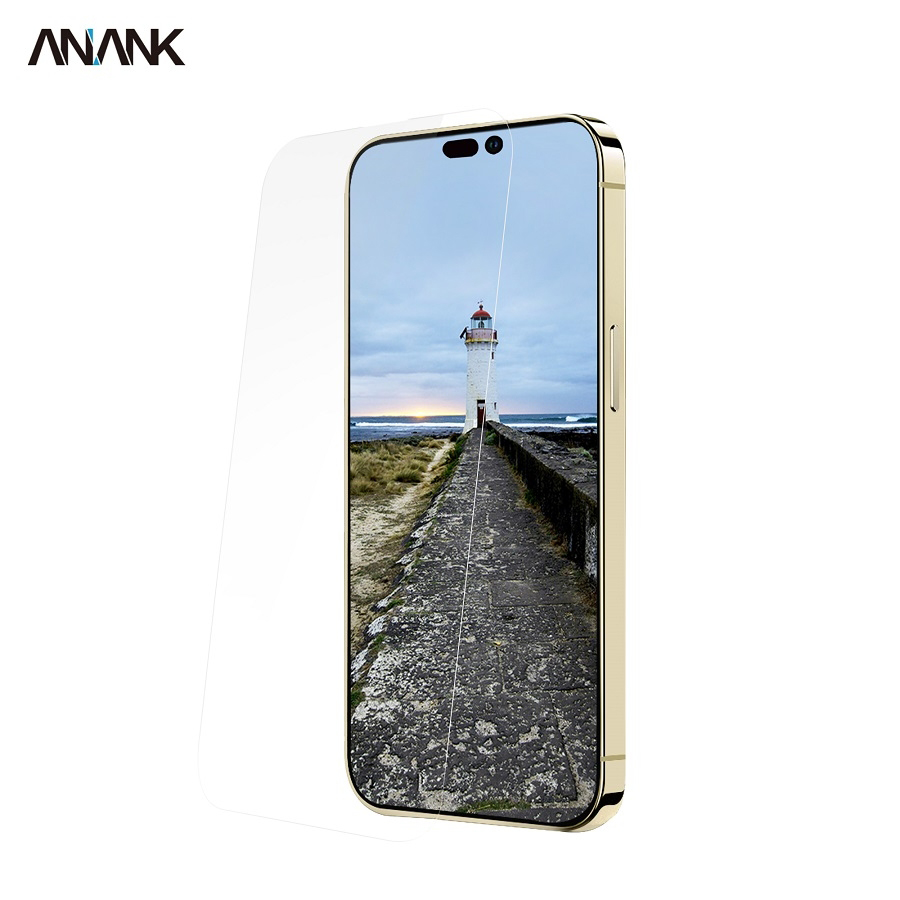 Miếng Dán Cường Lực Trong Cho iPhone 14 series ANANK 3D Curved Clear - Hàng Chính Hãng