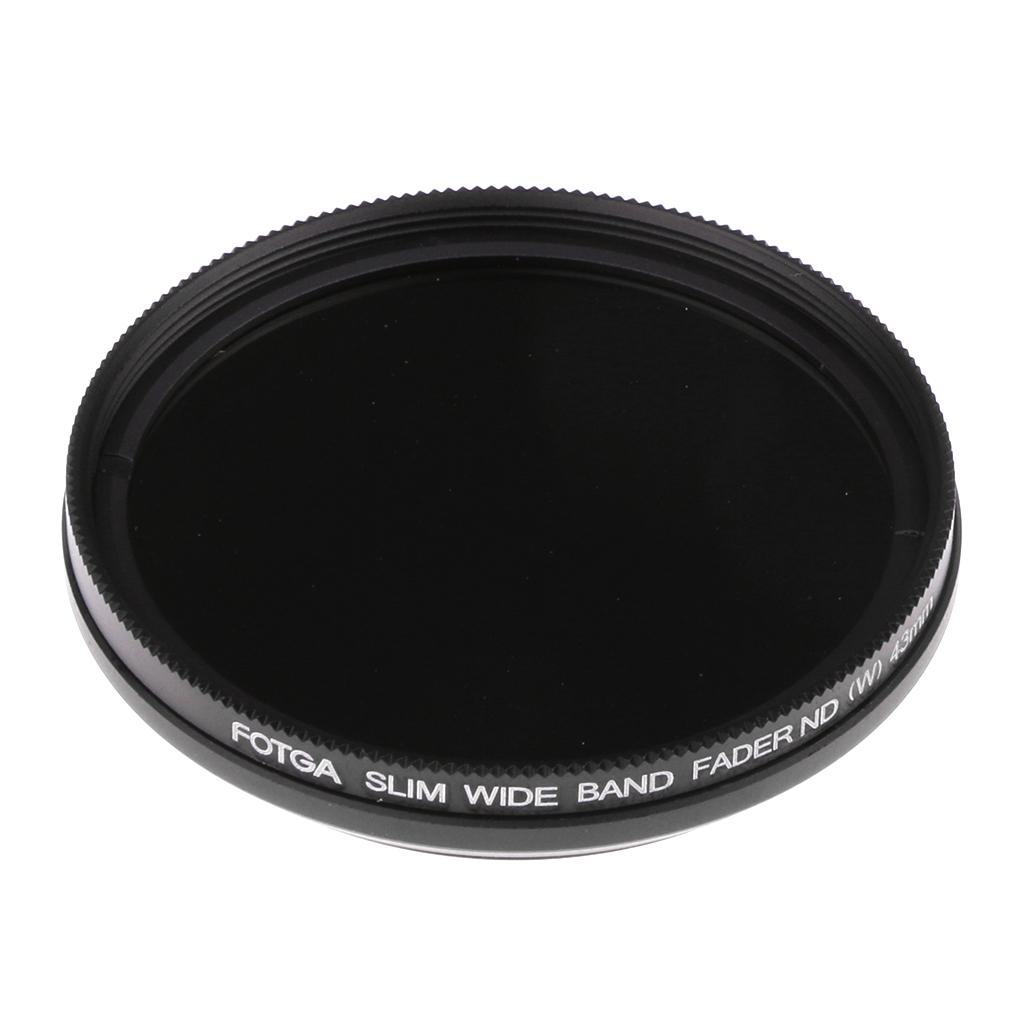 FOTGA Circular Adjustable Fader Variable Glass ND Filter ND2-400 Lens Filter for Camera