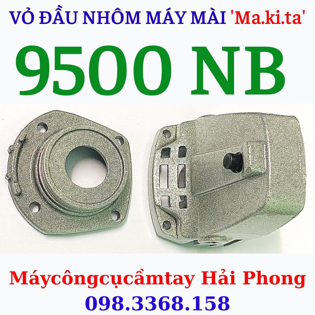 Vỏ đầu nhôm máy mài dùng cho 'Ma.ki.ta' mod. 9500 NB , 'DCA' mod. ASM02-100A , 'DongCheng' mod. DSM02-100A