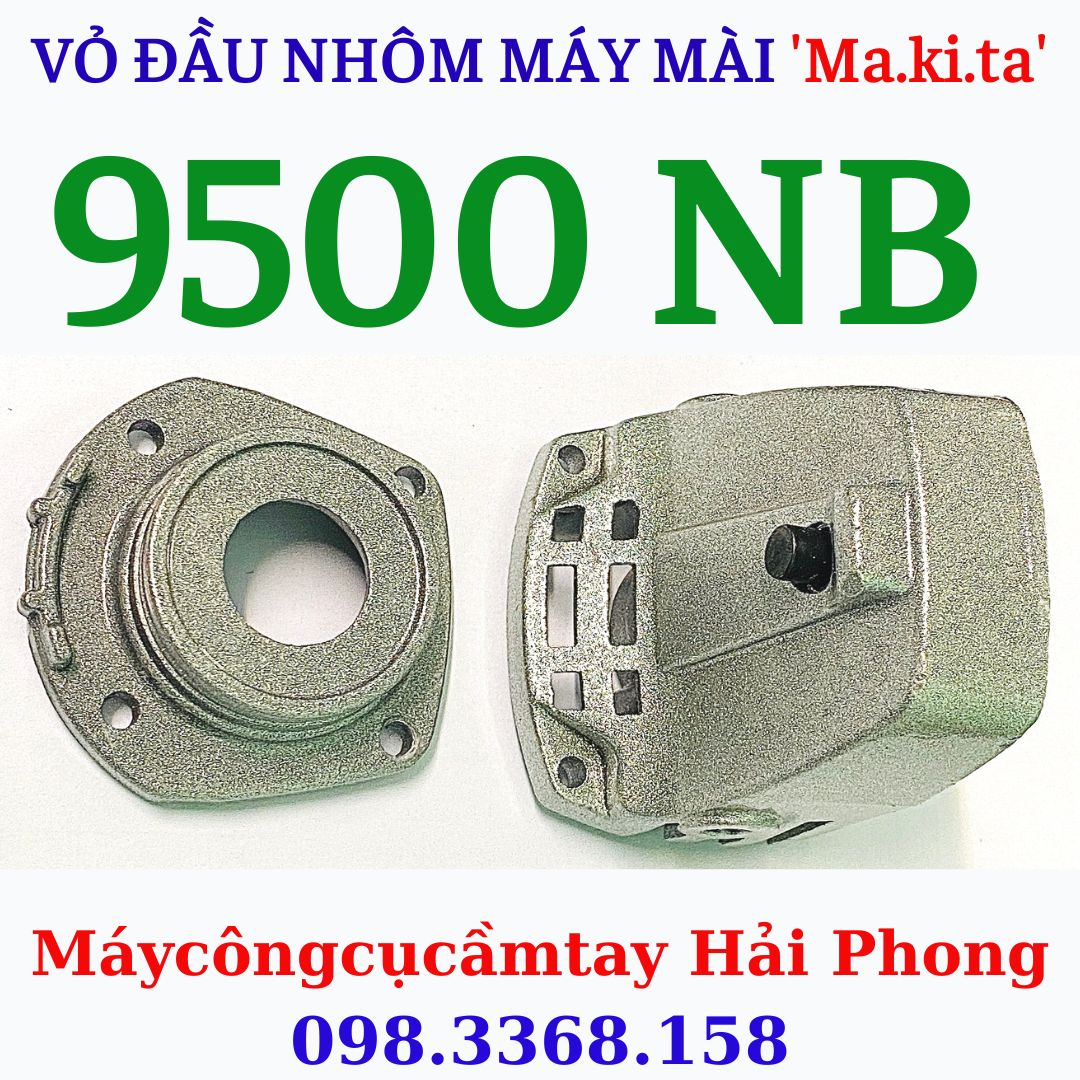 Vỏ đầu nhôm máy mài dùng cho 'Ma.ki.ta' mod. 9500 NB , 'DCA'  mod. ASM02-100A , 'DongCheng' mod. DSM02-100A