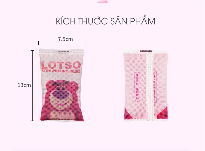 Than tre hoạt tính Tinh thể khoáng Nano ECODEALS Lotso 100g - Hiệu quả x2, hấp thụ 98% khí độc