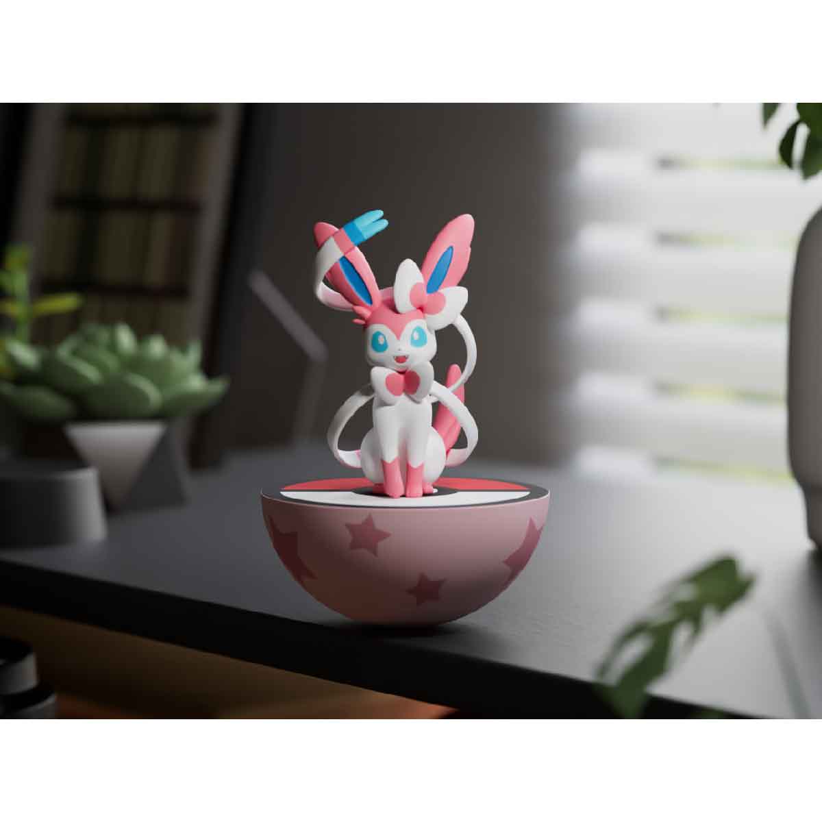 Đồ Chơi Mô Hình Pokemon Lật Đật - Sylveon POKEMON TOYS SYLVEON/LBW24001