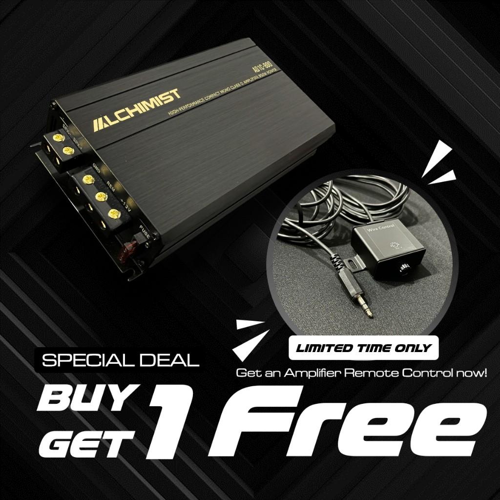 Bộ Khuếch Đại DSP Alchimist AD1C-800, DSP mono 1 kênh Class D - Max 800 W nội thất Ô tô