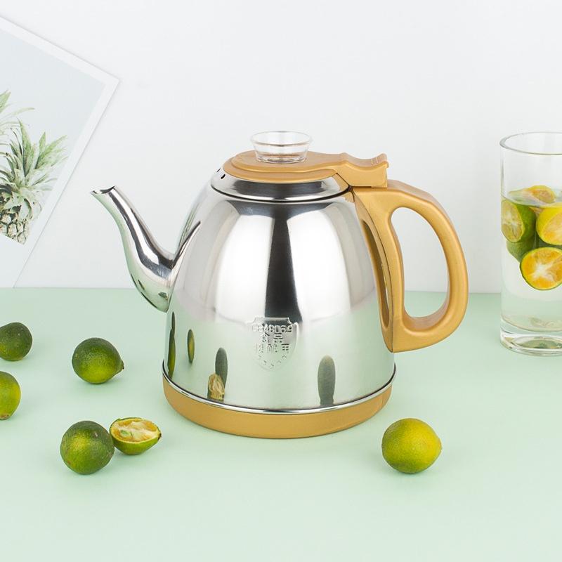 Bếp điện đun nước i-nox 304 Xiling V02 màu vàng, sử dụng cho bộ bàn trà điện đun nước pha trà hoàn toàn tự động cảm ện