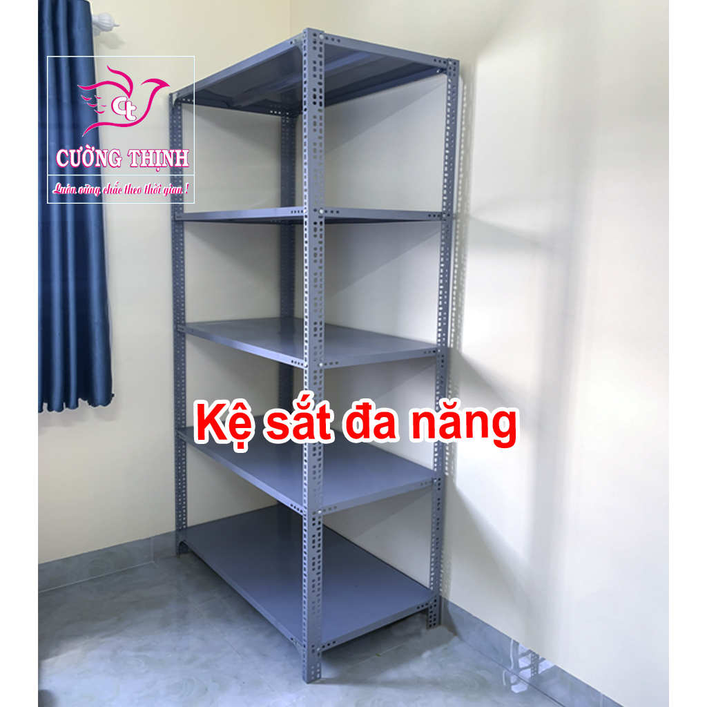 Kệ sắt đa năng 5 Tầng | Cao 2m x Dài 1m x Rộng 50cm