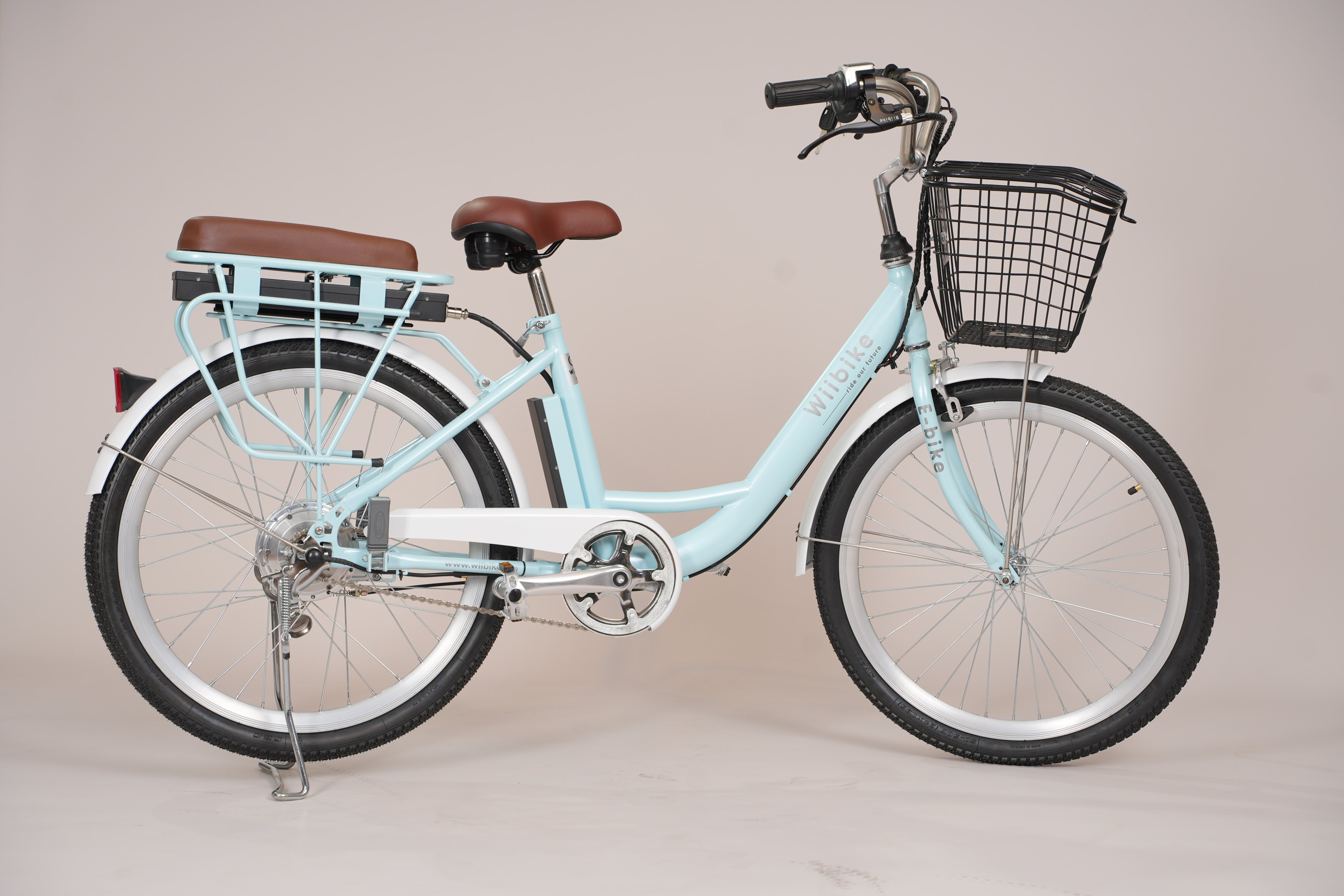 Xe đạp điện cho học sinh nữ Wiibike Mira Pro 36V Xe đạp Trợ lực điện dáng xe mini Nhật công suất 350W tốc độ tối đa 35Km/h an toàn cho học sinh, người già