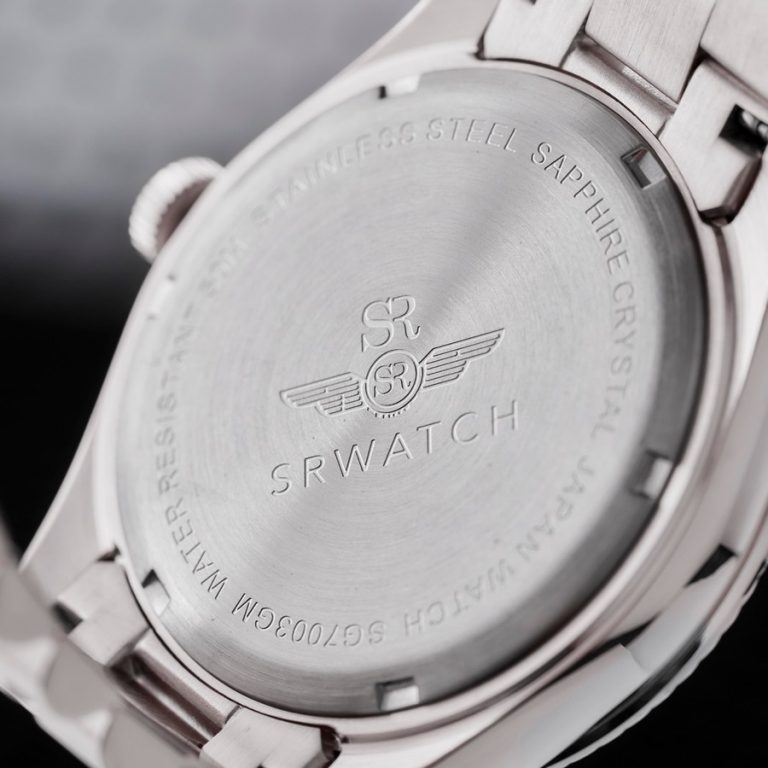 ĐỒNG HỒ NAM DÂY THÉP KHÔNG GỈ Kính Sapphire SRWATCH SG7003.1106GM