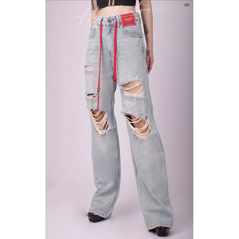 Quần Jeans rách gối Hàn Quốc - J26