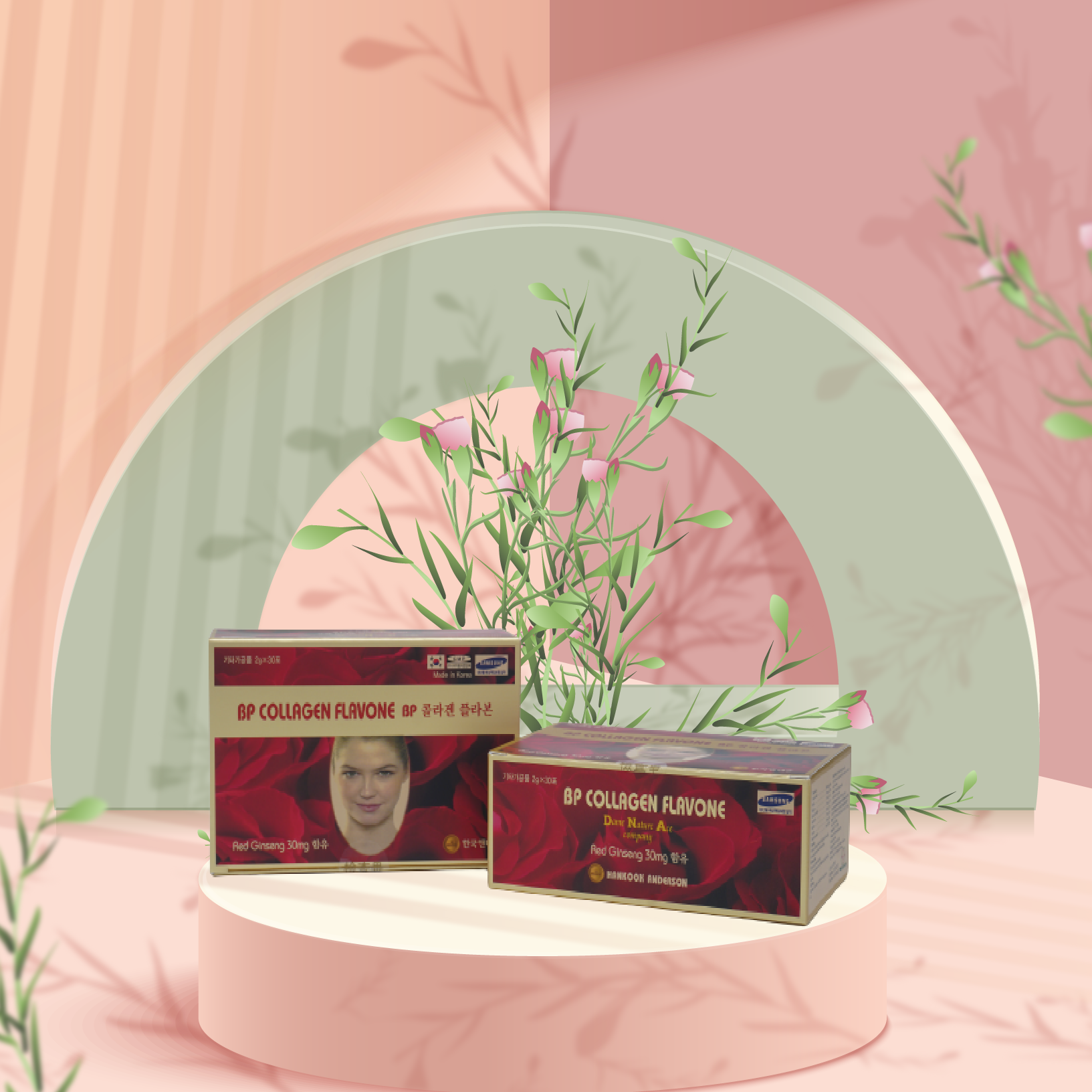 Bột Uống BP COLLAGEN FLAVONE Bổ Sung Collagen, Ngăn Ngừa Lão Hóa, Giảm Nếp Nhăn, Thâm Nám Giúp Da Khỏe - Hộp 30 Gói x2g