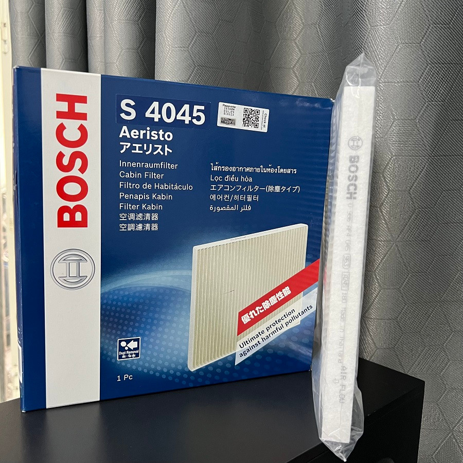 Lọc Điều Hòa Loại Tiêu Chuẩn / BOSCH / Ariesto / S4045 Cho Xe Camry , Land Cruiser Parado , Vios