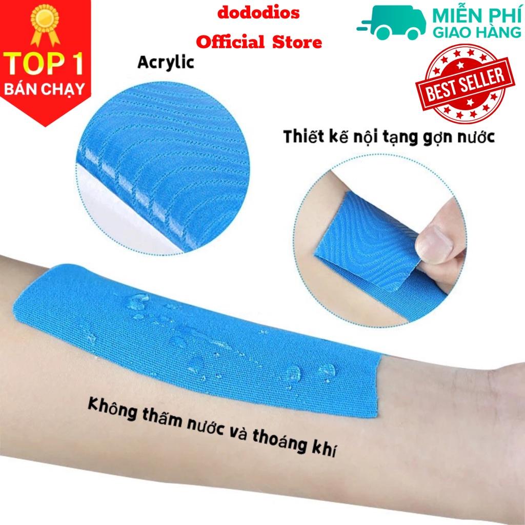 Băng keo thể thao quấn cổ chân giày đá bóng tự dính, băng cuốn bó gối dán cơ thể thao cổ tay ngón tay