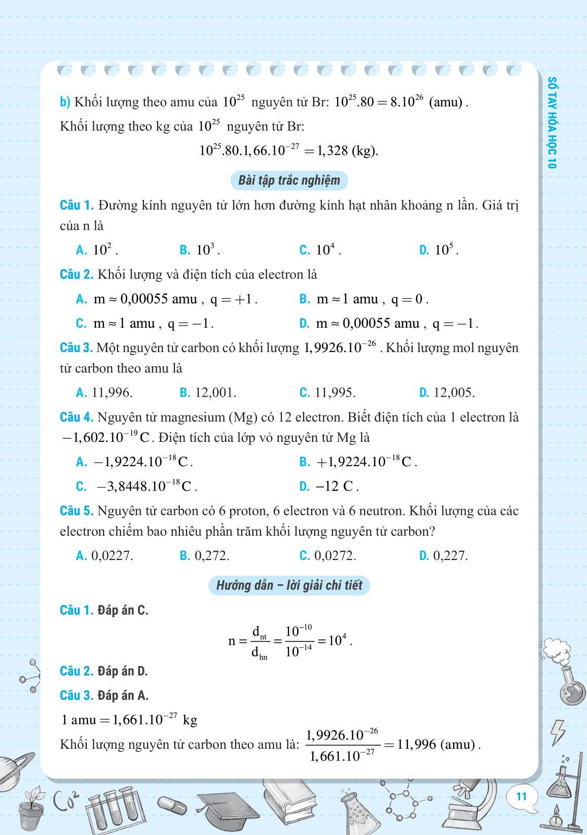 Sổ Tay Kiến Thức-Phương Pháp-Dạng Bài Hóa Học 10