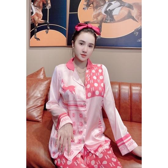Bộ Lụa Thiết Kế QC in Full 5D siêu đẹp size dưới 60kg