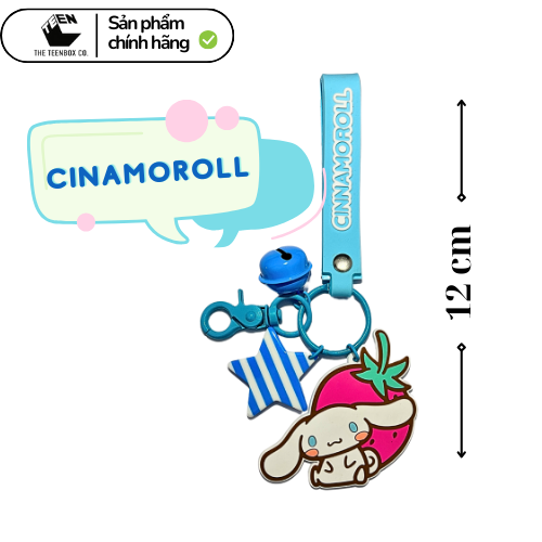 Móc gắn chìa khóa hoạt hình SANRIO dễ thương, Sanrio Móc Khóa Xe Hơi, Móc Khóa Hình Nhân Vật Sanrio My Melody Dễ Thương - Sản phẩm chính hãng, Phân phối bởi Teenbox
