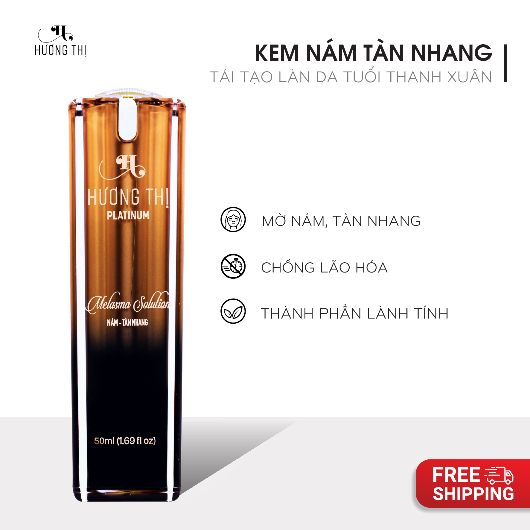 Kem hỗ trợ Trị Nám – Tàn Nhang Hương Thị 50ml